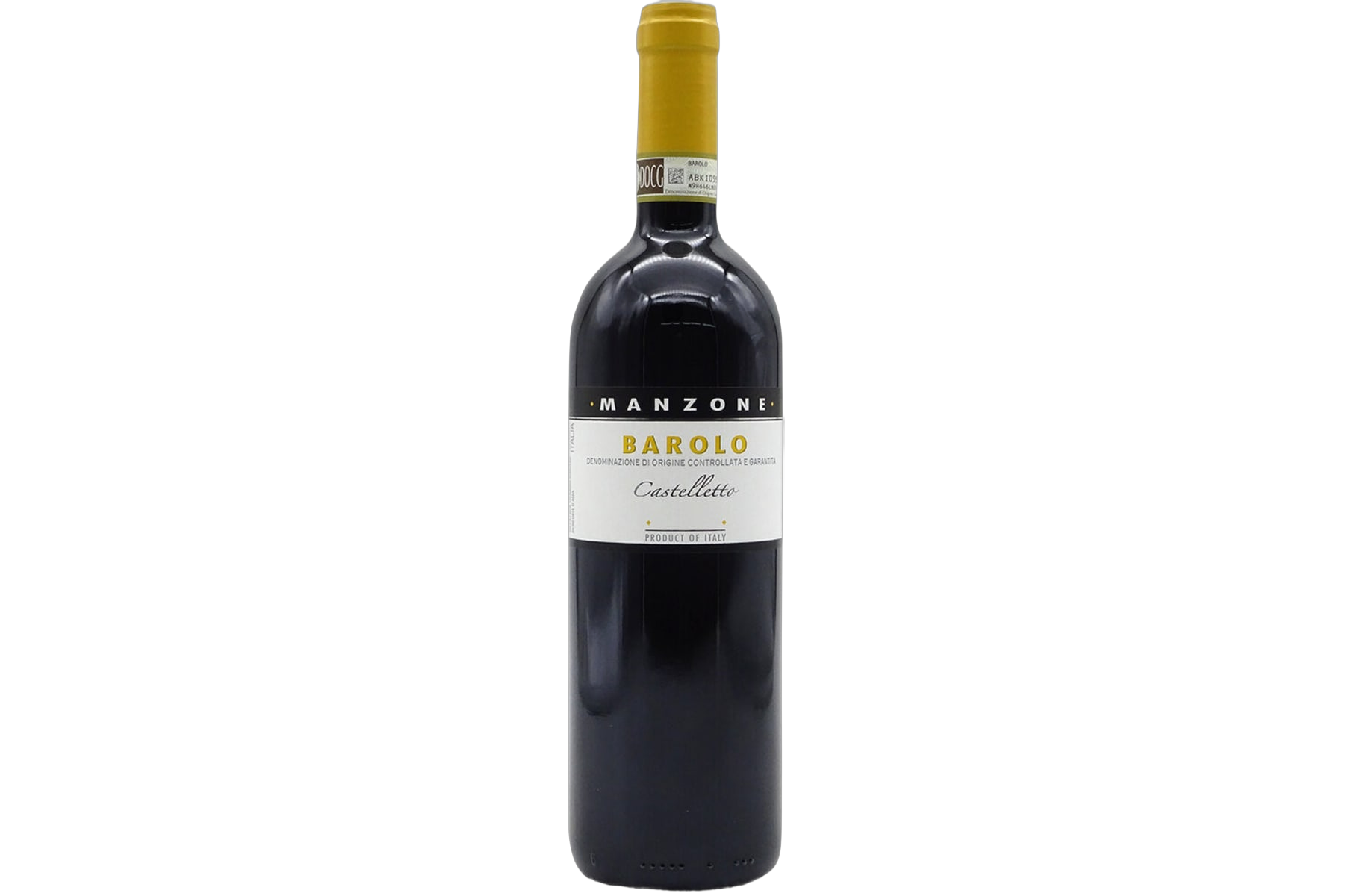 Giovanni Manzone Barolo Castelletto Monforte d’Alba wine bottle