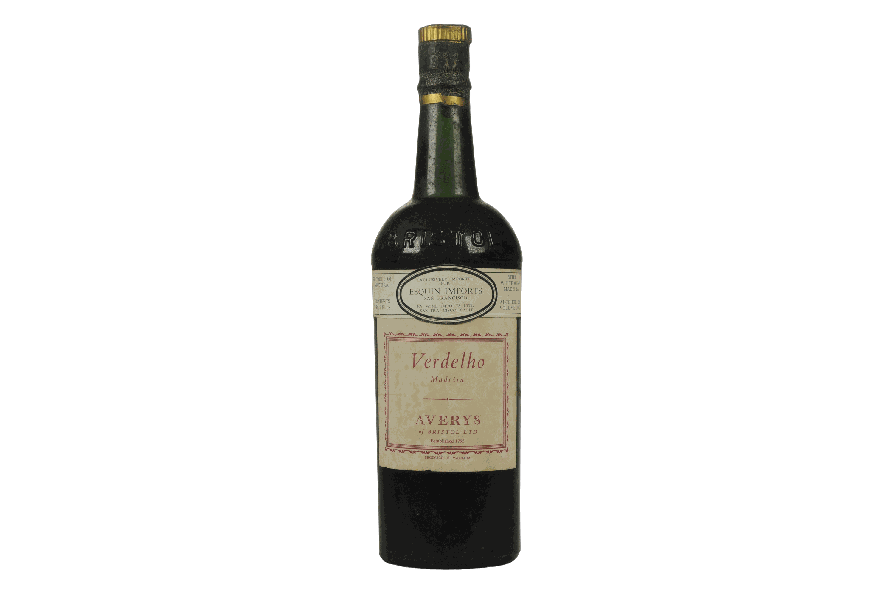 1838 Avery's Verdelho ex-Stephen Gaselee