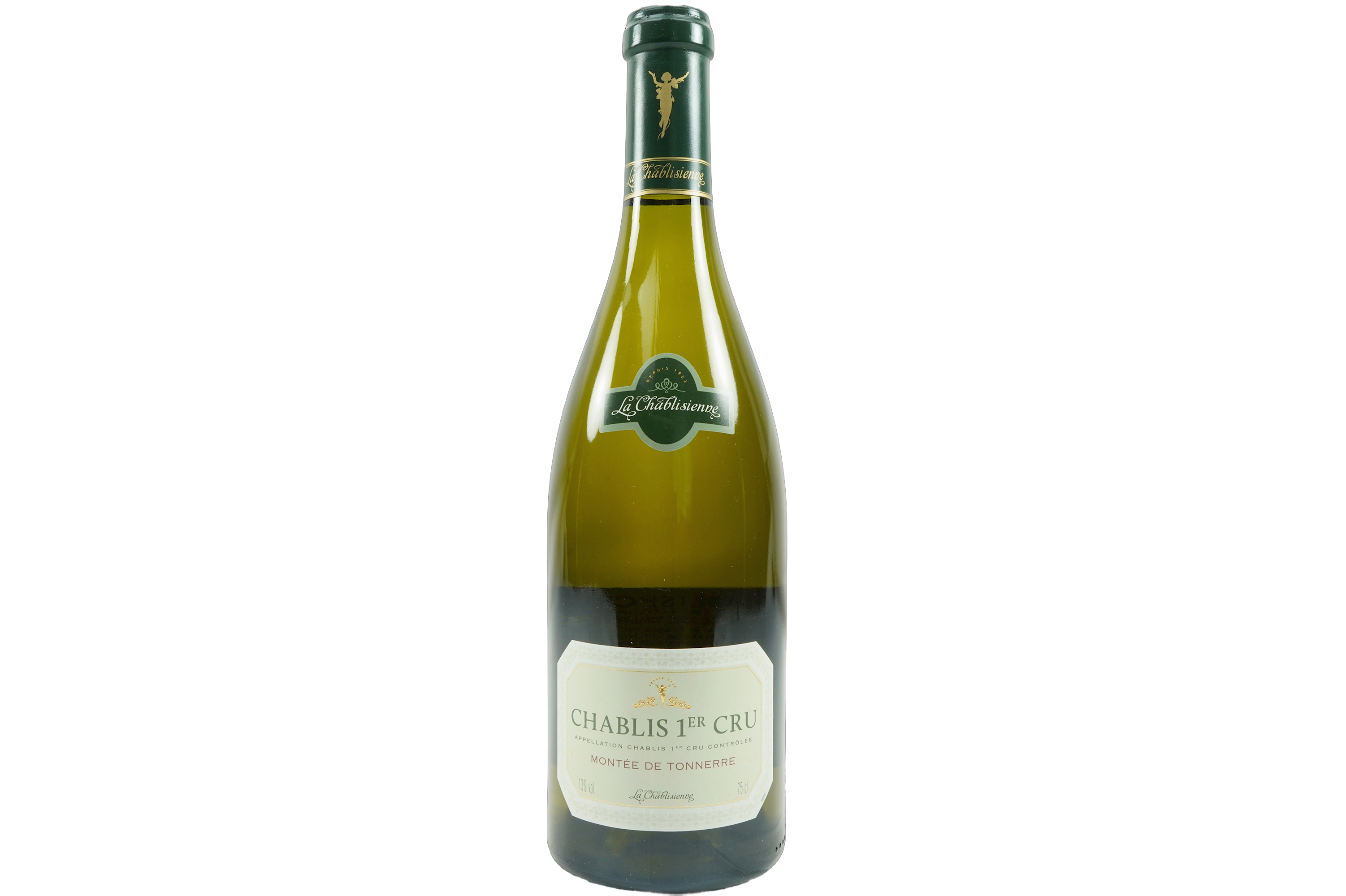 La Chablisienne Chablis Premier Cru Montée de Tonnerre wine bottle