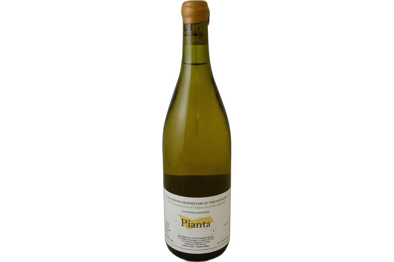 Vini Biondi Contrada Ronzini Pianta Etna Bianco