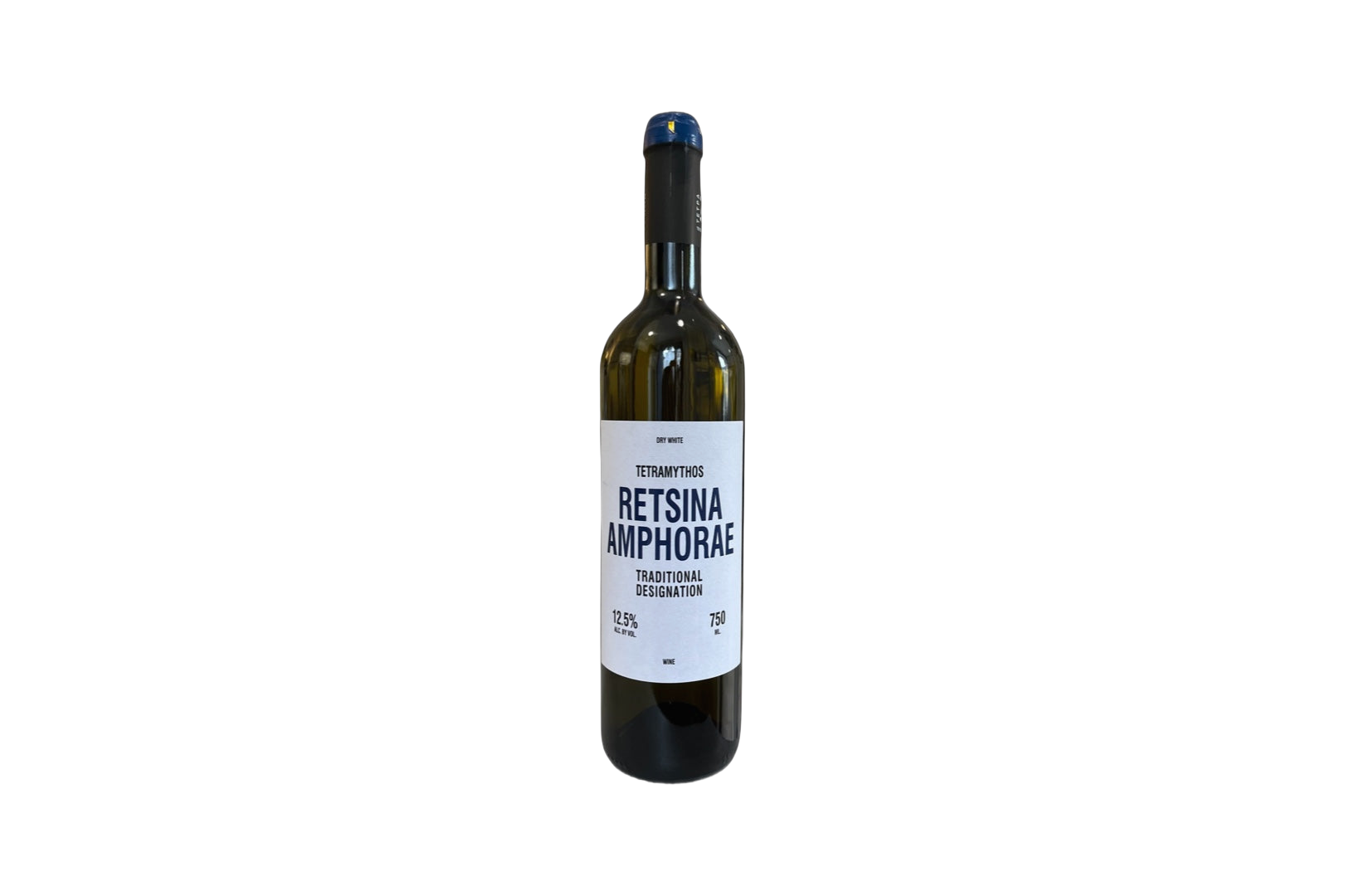 Tetramythos Retsina Amphora Skin Contact Roditis PGI Achaia