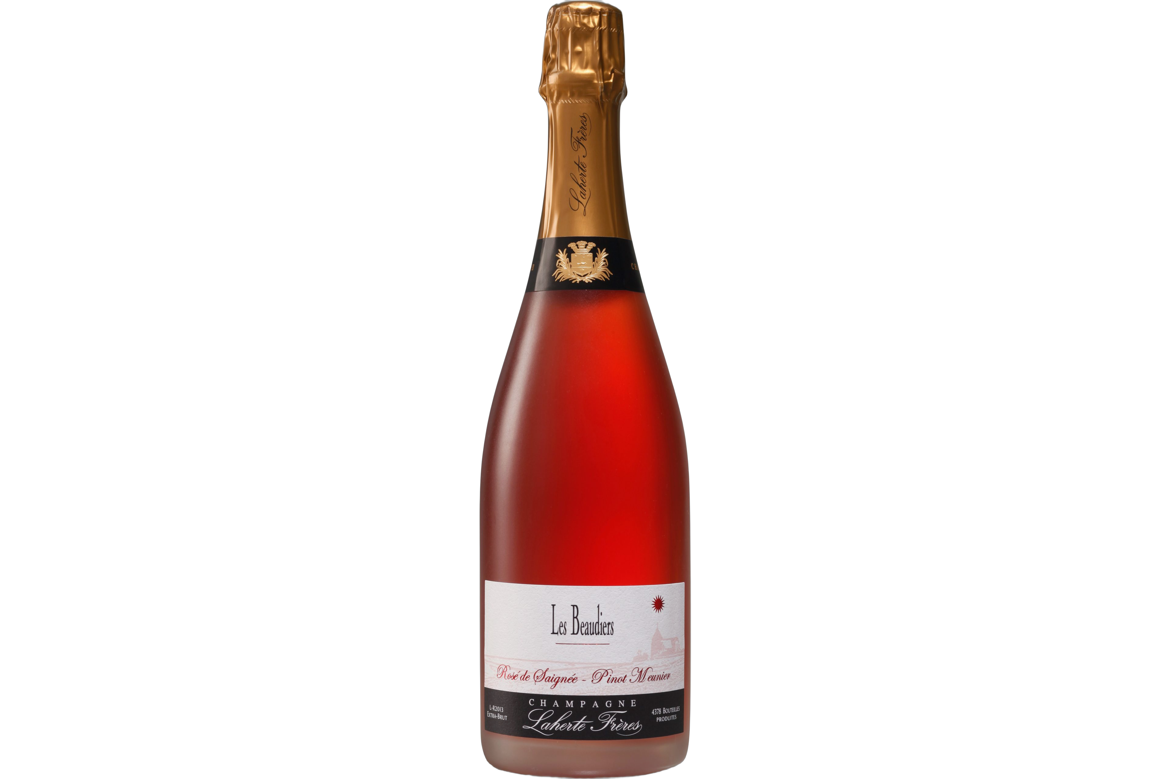 Les Beaudiers Rosé de Saignée Vieilles Vignes de Pinot Meunier Extra Brut