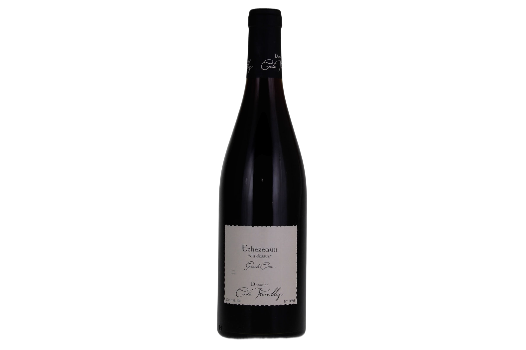 Domaine Cécile Tremblay Echézeaux du Dessus Grand Cru wine bottle