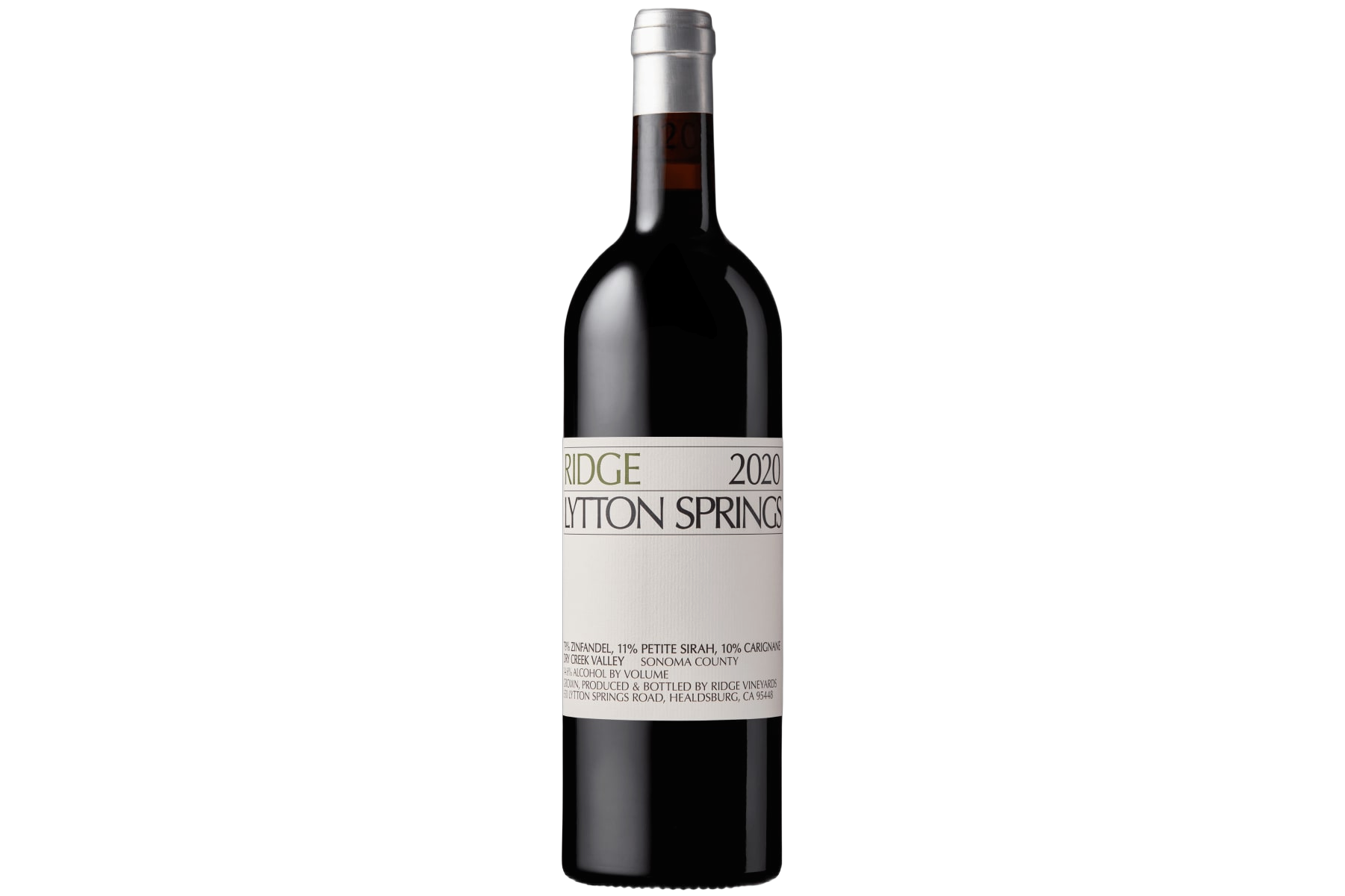 Ridge Lytton Springs Dry Creek Valley Sonoma County Zinfandel