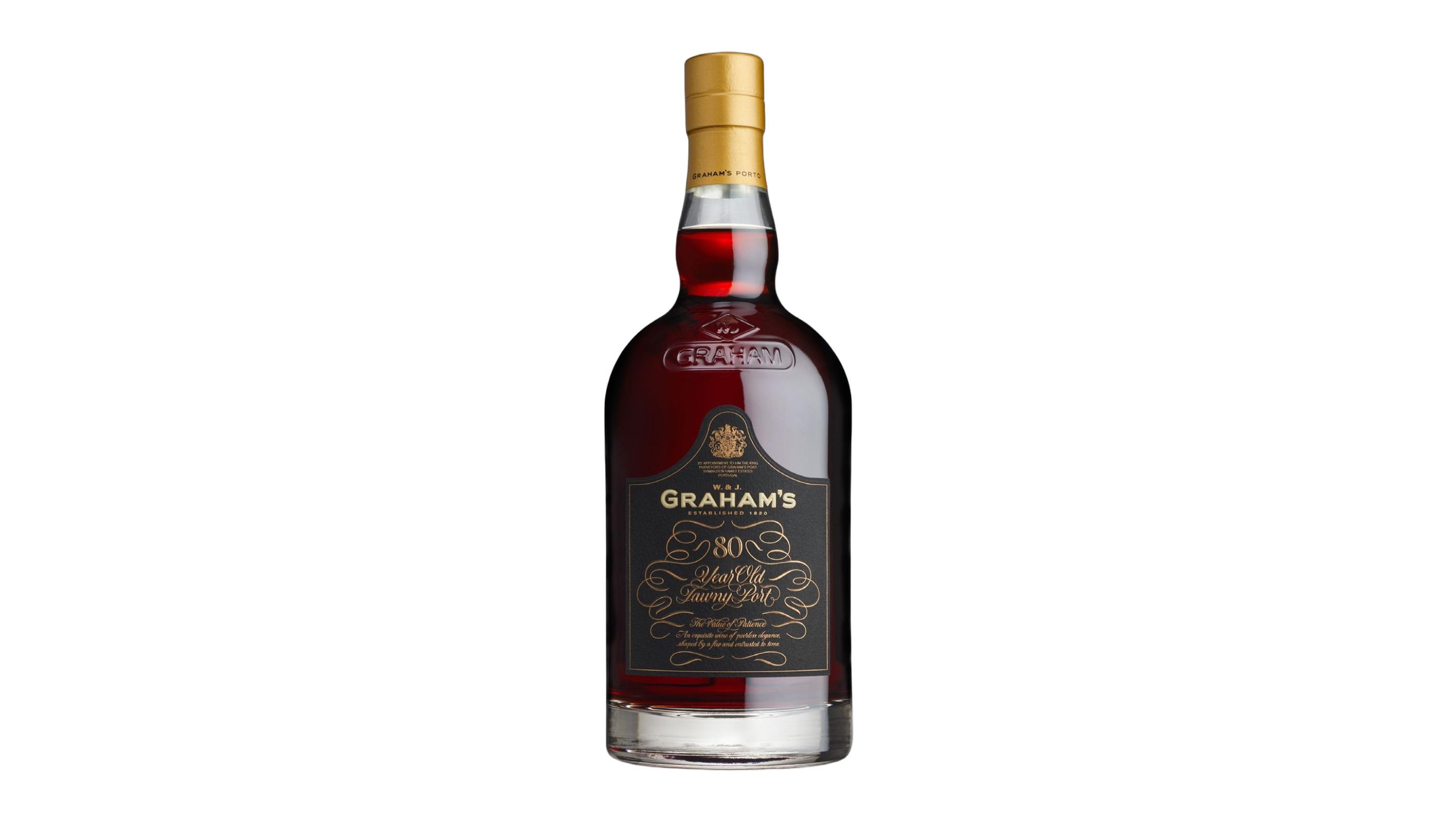 Graham's 80 Year Old Tawny Port wine bottle