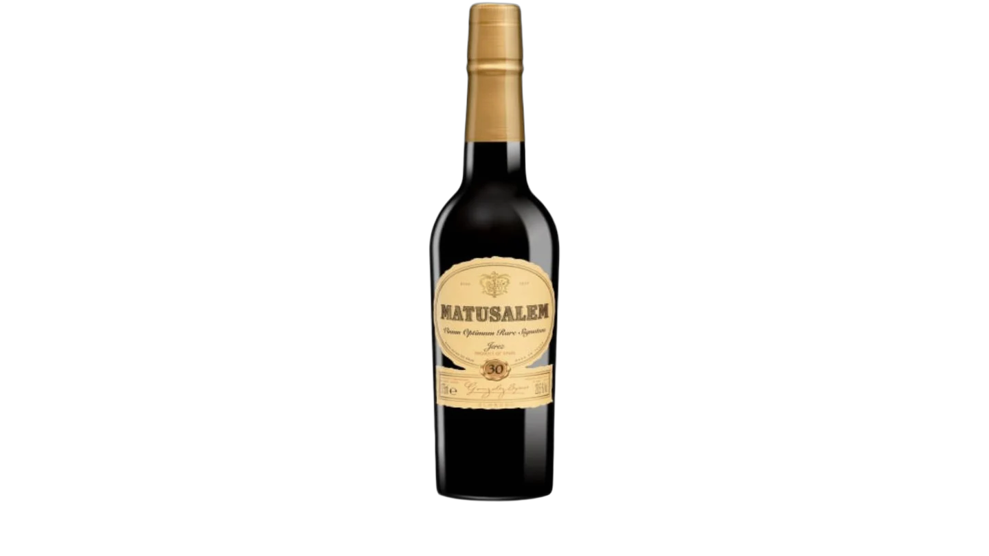 Gonzalez Byass Matusalem Cream VORS wine bottle