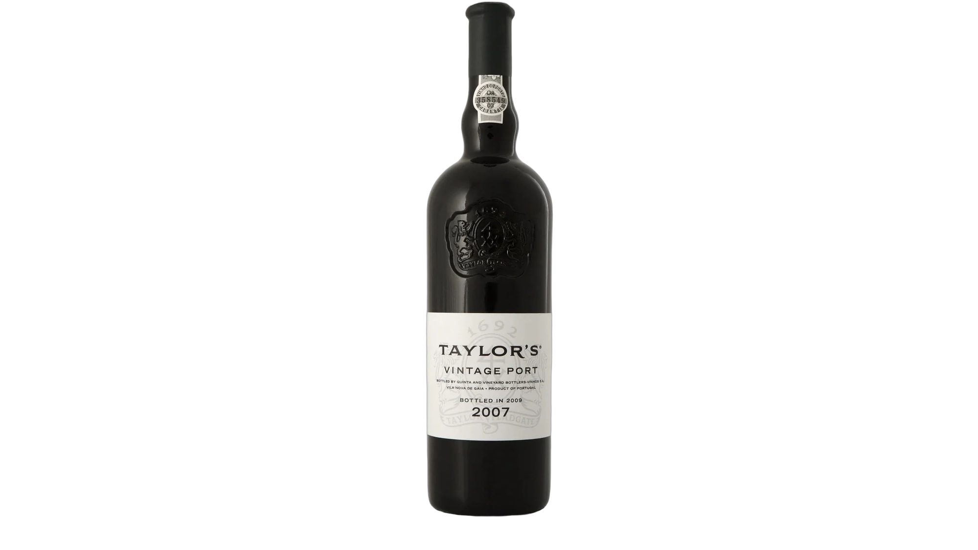Taylor's Vintage Port wine bottle