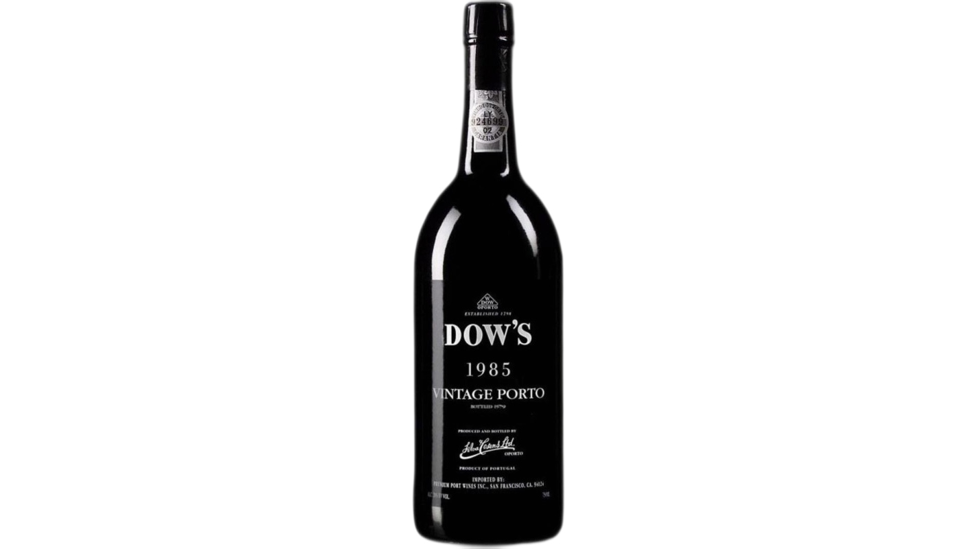 Dow's Vintage Port wine bottle