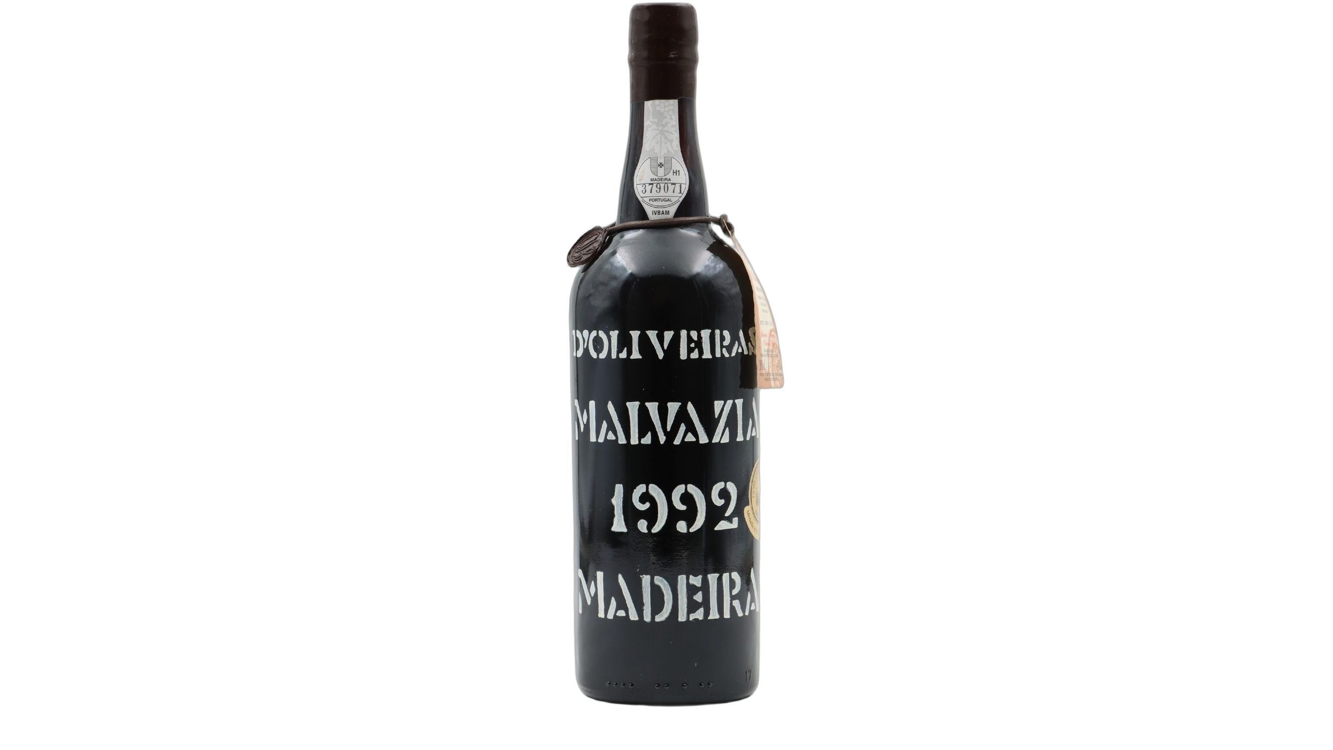 D'Oliveiras Madeira Malvazia wine bottle