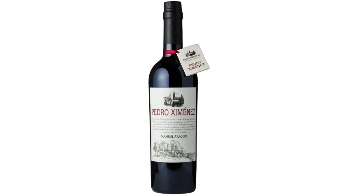 Bodega Manuel Aragón Pedro Ximénez wine bottle