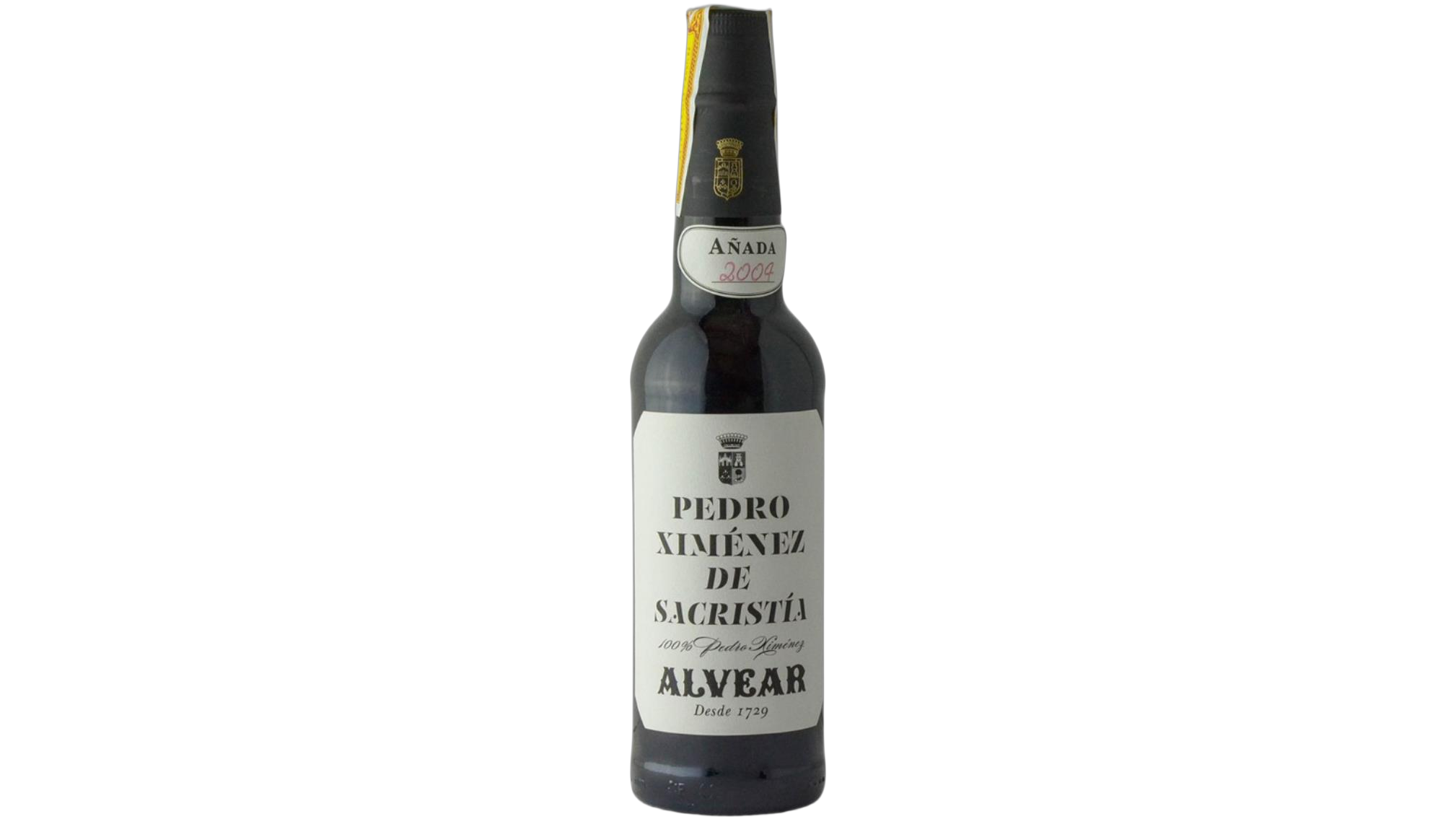 Alvear Pedro Ximénez de Sacristía wine bottle
