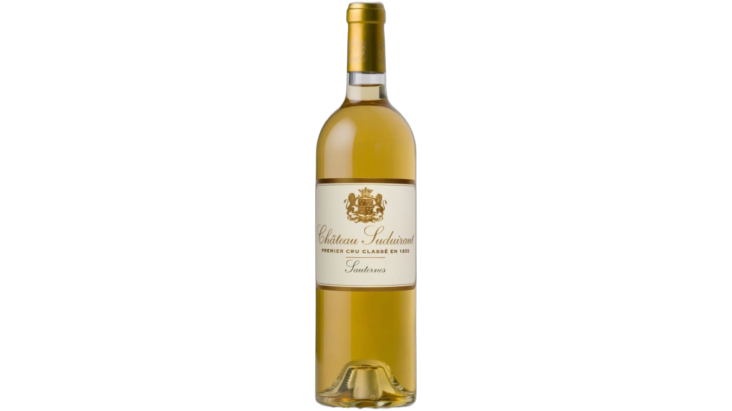 Château Suduiraut Sauternes wine bottle