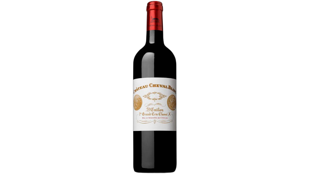 Château Cheval Blanc St-Emilion wine bottle