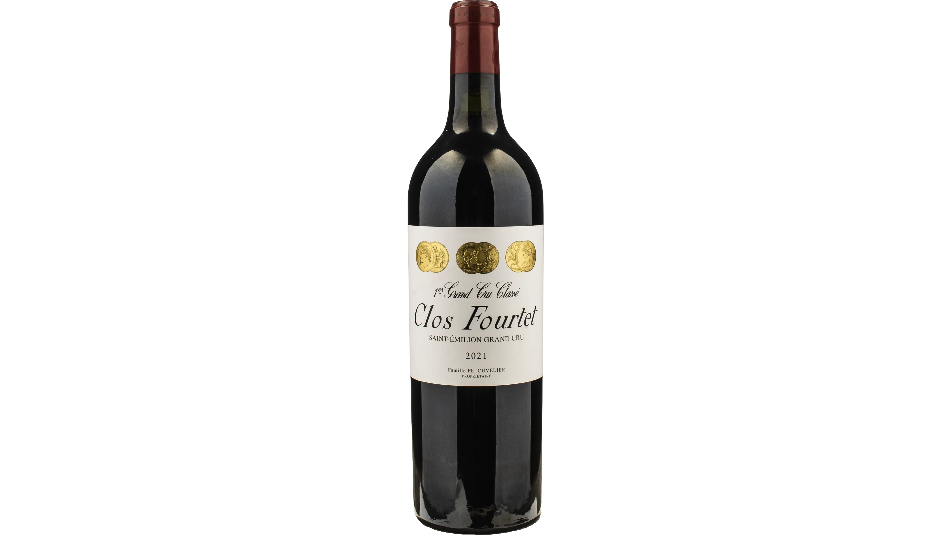 Clos Fourtet St-Emilion wine bottle