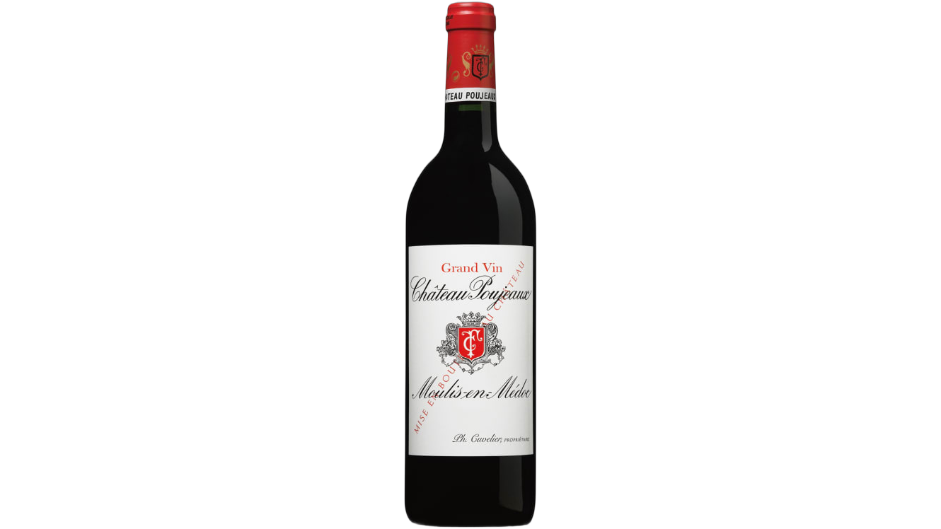 Château Poujeaux Moulis-en-Médoc wine bottle