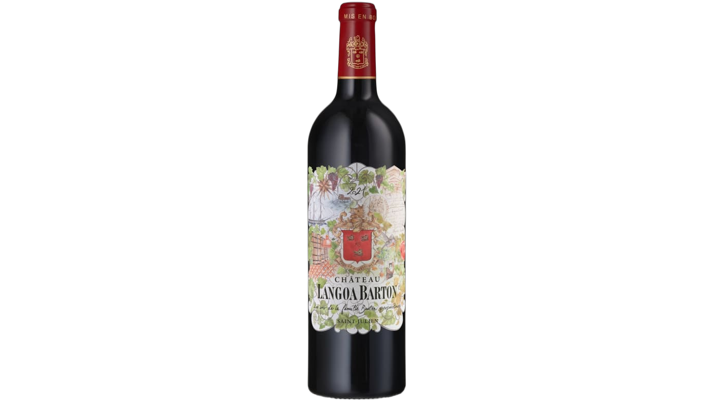 Château Langoa Barton St-Julien wine bottle