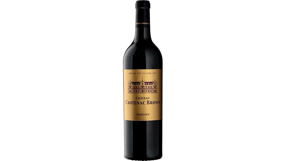 Château Cantenac Brown Margaux wine bottle