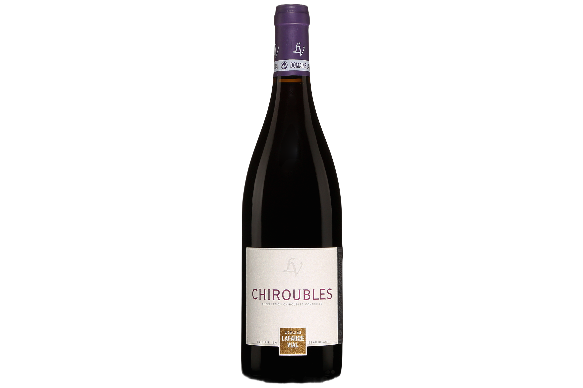 Domaine Lafarge-Vial Chiroubles wine bottle