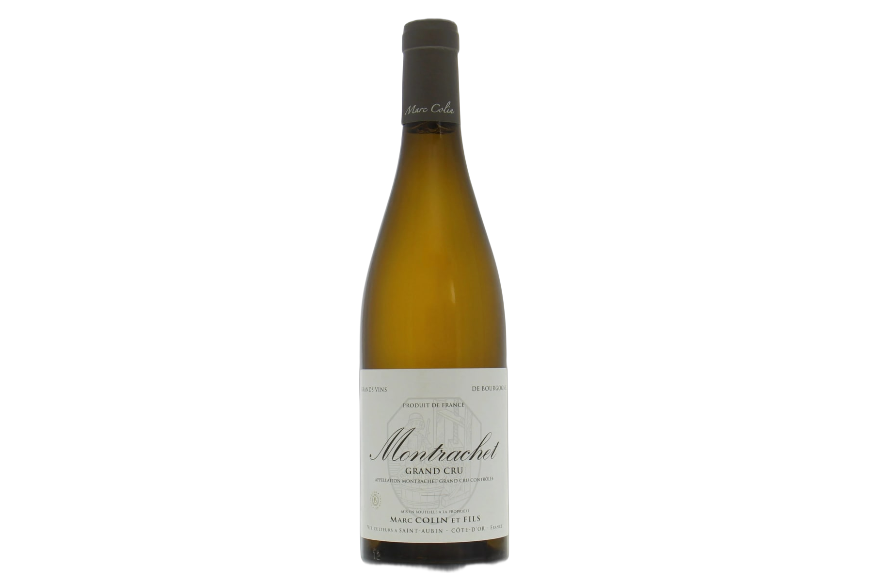 Domaine Marc Colin & Fils Montrachet Grand Cru wine bottle