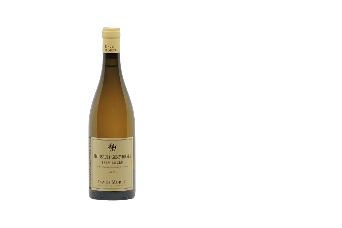 David Moret Meursault Premier Cru Genevrières wine bottle