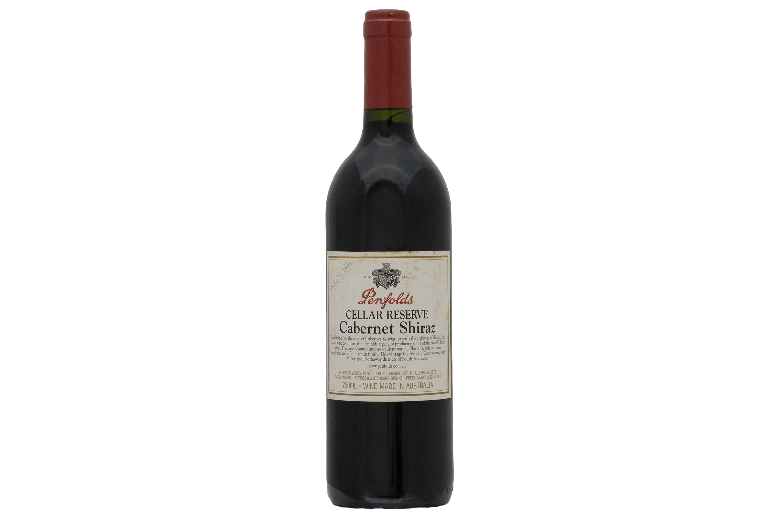 Penfolds Cellar Reserve Coonawarra Cabernet Kalimna Shiraz