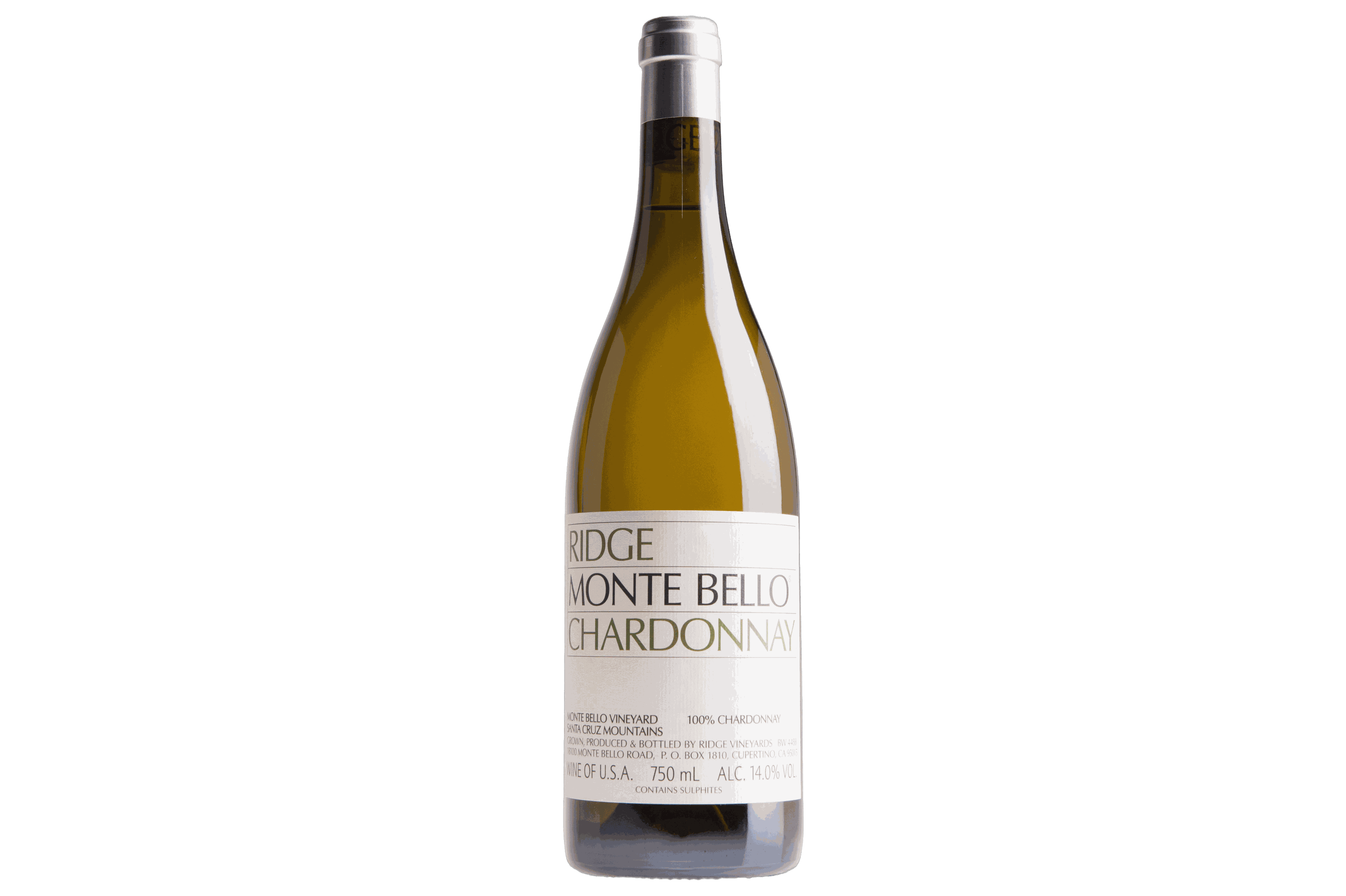 Ridge Montebello Santa Cruz Mountains Chardonnay