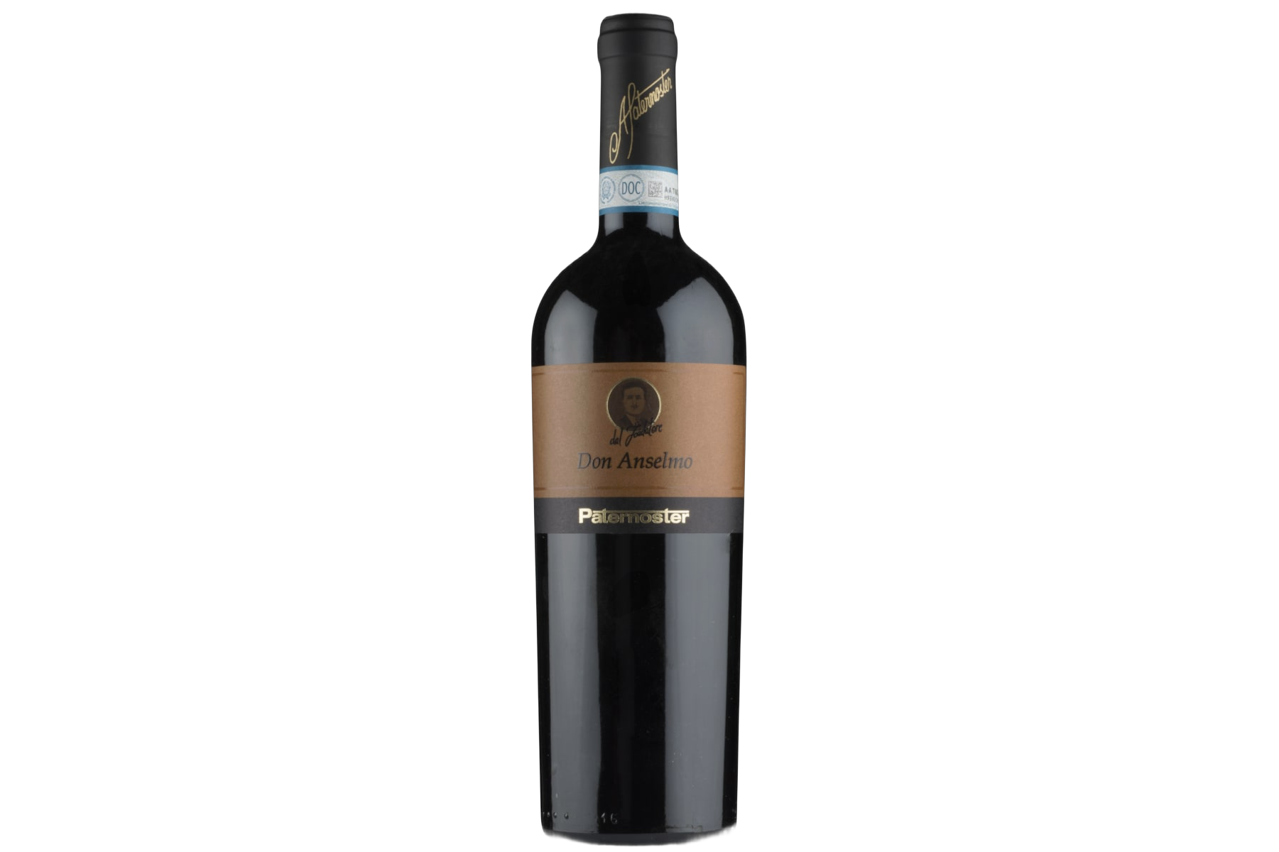 Paternoster Paternoster Don Anselmo Rotondo Aglianico del Vulture wine bottle