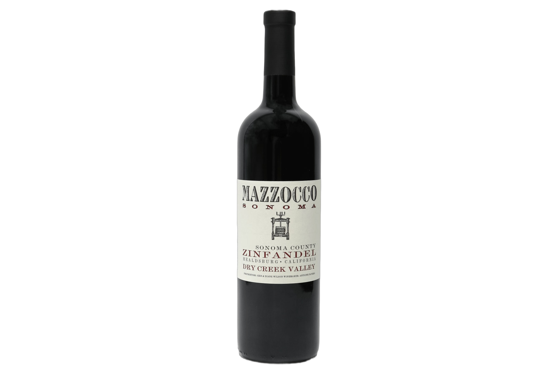 Mazzocco Winery Dry Creek Valley Smith Orchard Zinfandel Reserve