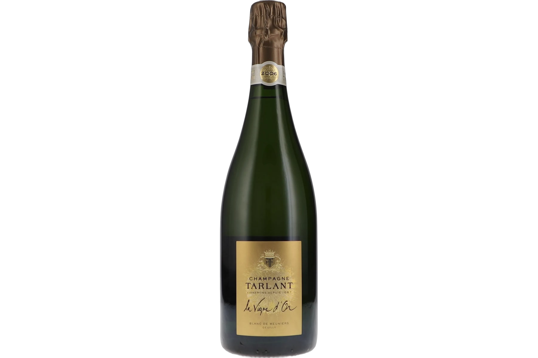 Champagne Tarlant La Vigne d’Or Blanc de Meuniers Oeuilly Brut Nature