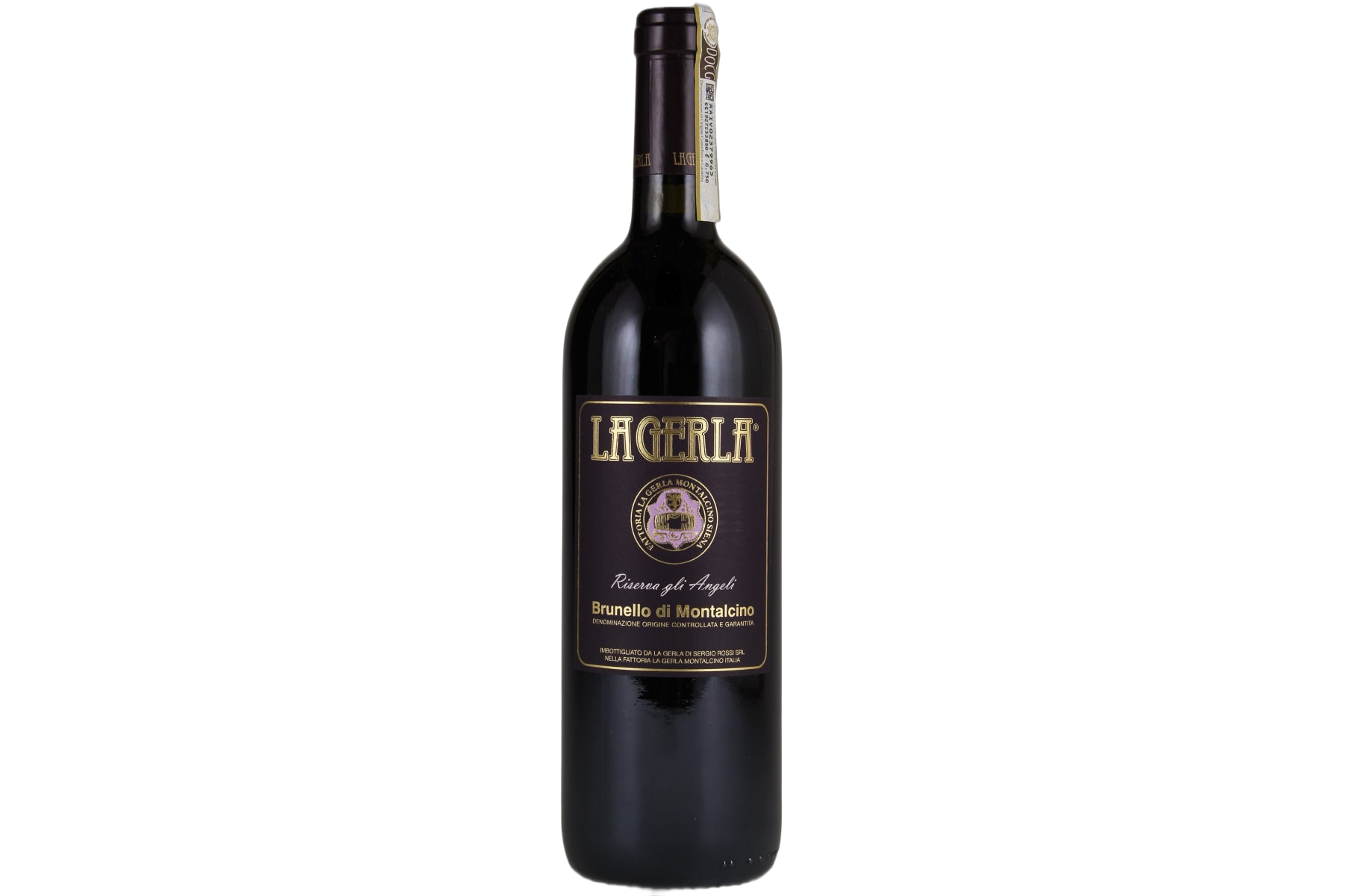 La Gerla La Gerla Riserva gli Angeli Brunello di Montalcino Riserva wine bottle