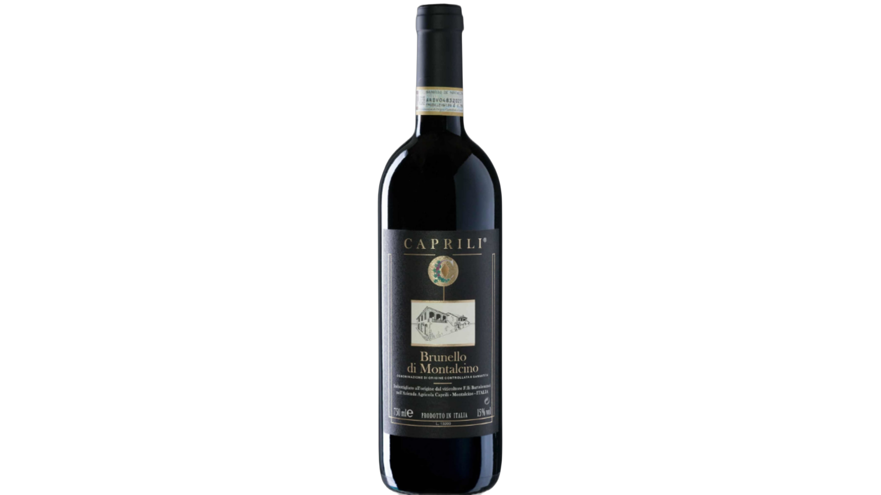 Caprili Brunello Di Montalcino wine bottle