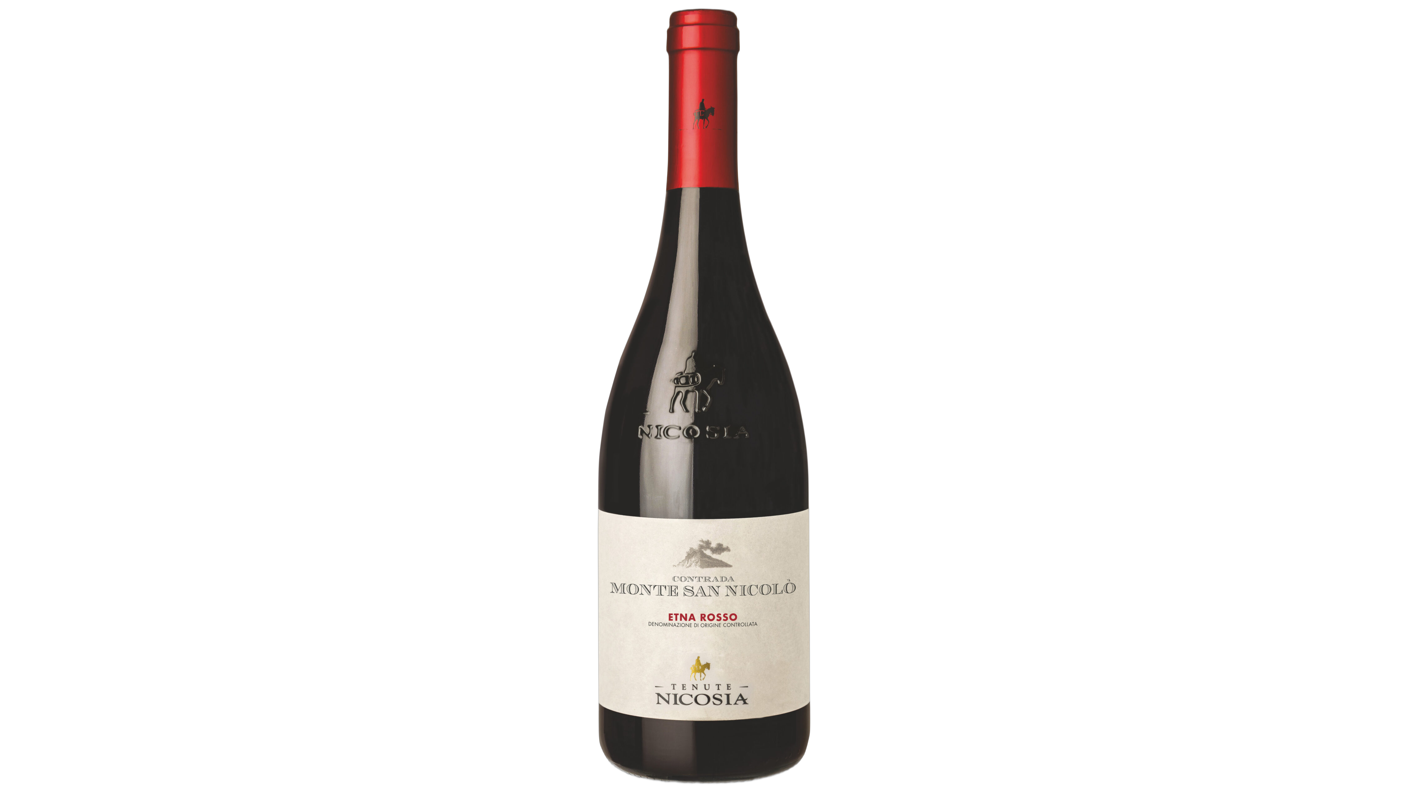 Nicosia Contrada Monte San Nicoló Etna Rosso Doc wine bottle