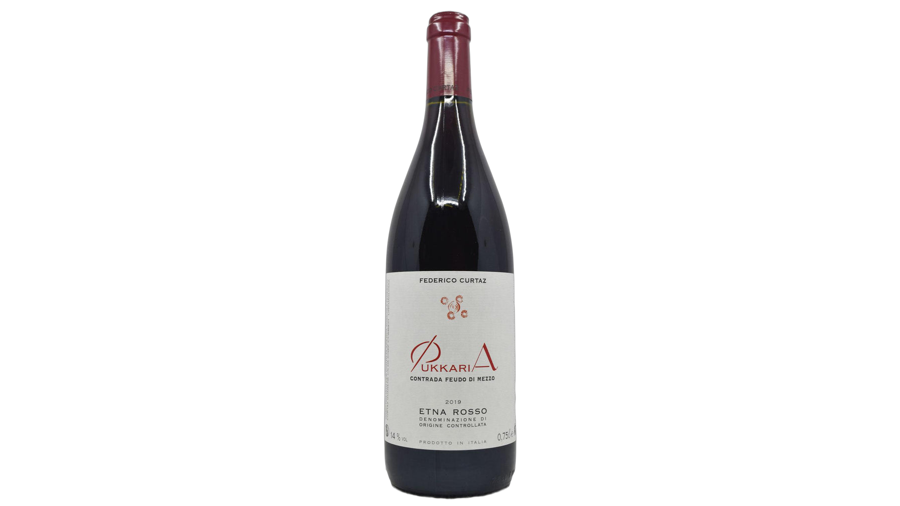 Federico Curtaz Pukkaria Etna Rosso wine bottle