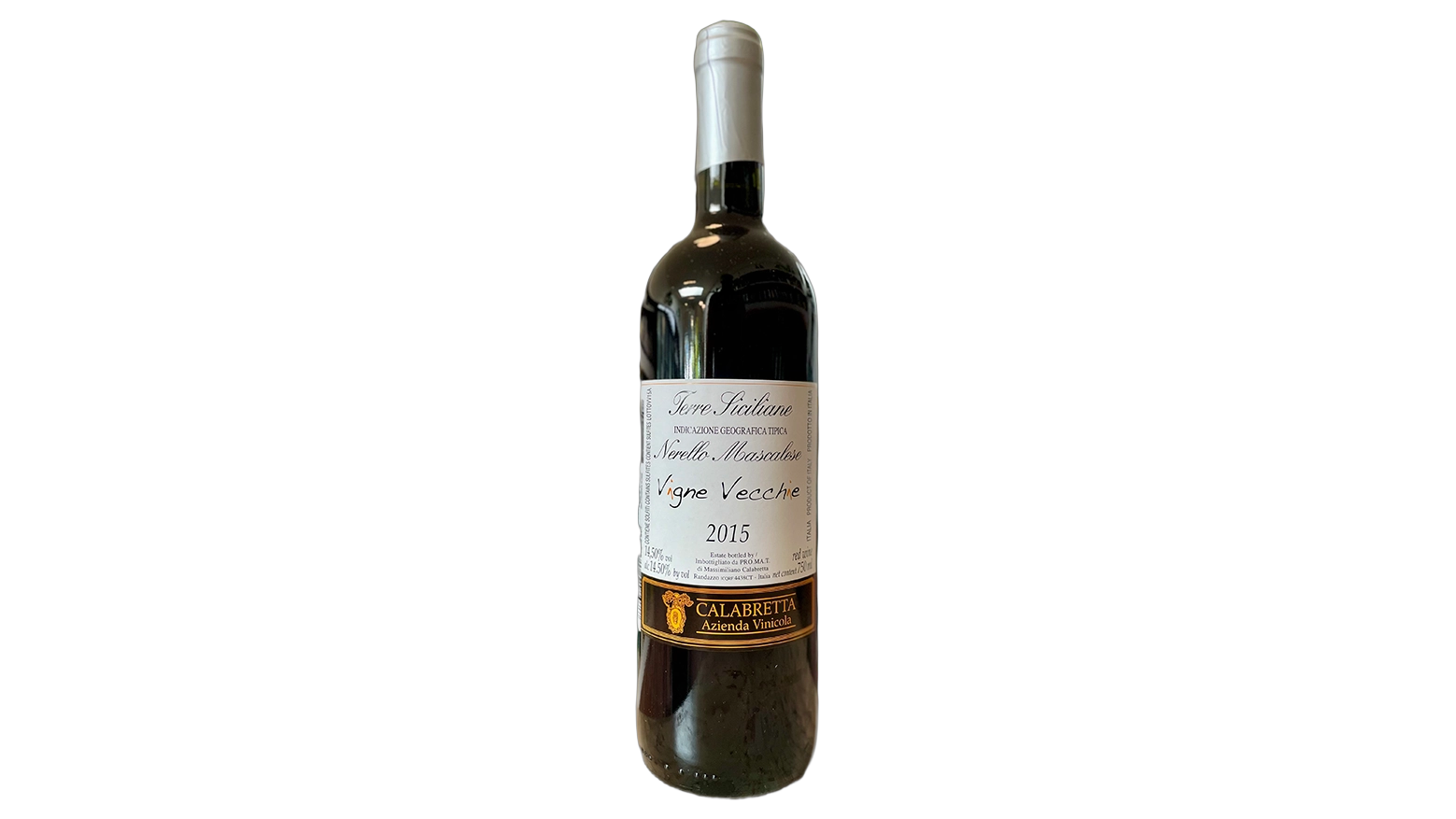 Calabretta Terre Siciliane Nerello Mascalese Vigne Vecchie wine bottle