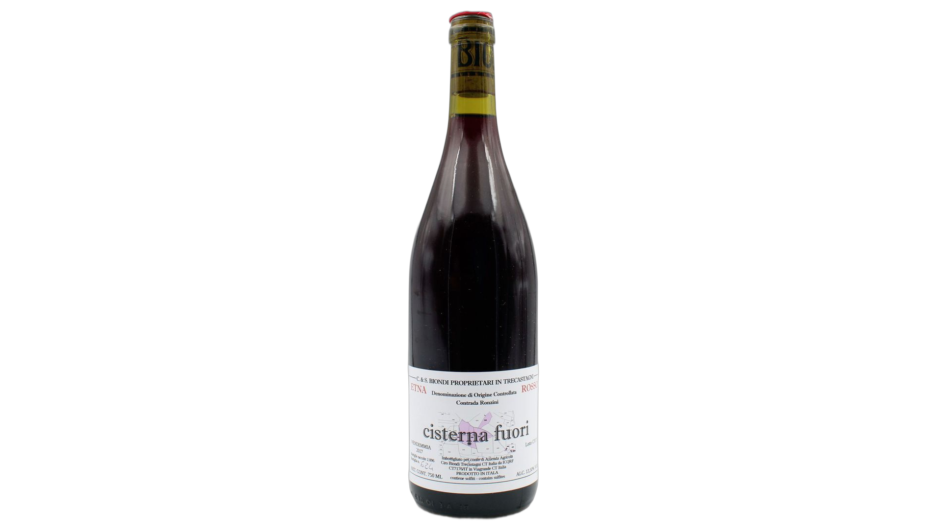 Ciro Biondi Cisterna Fuori Etna Rosso wine bottle