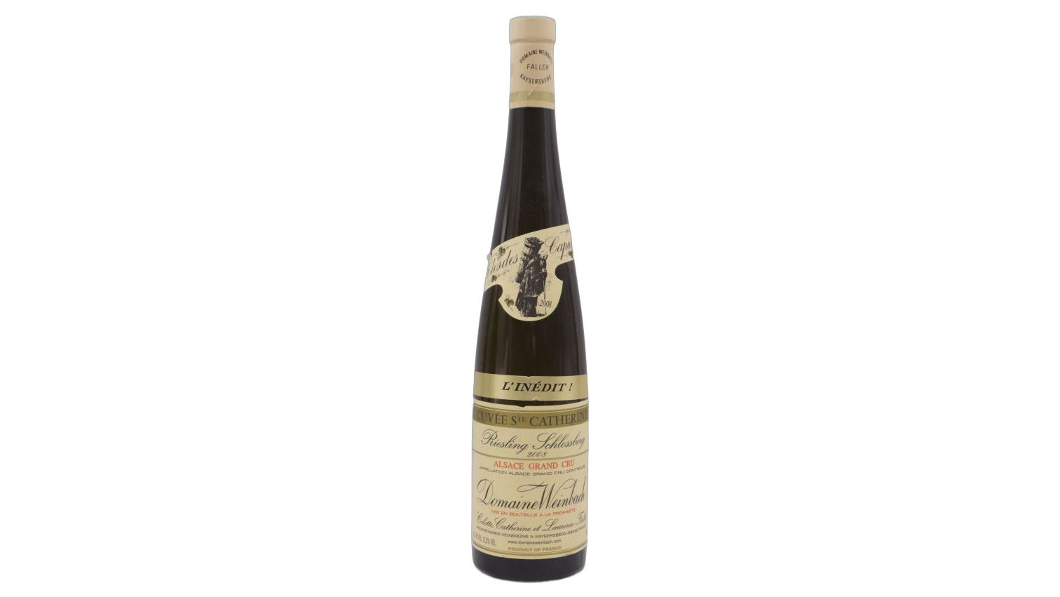 Domaine Weinbach Schlossberg Riesling Alsace Grand Cru Ste Catherine wine bottle