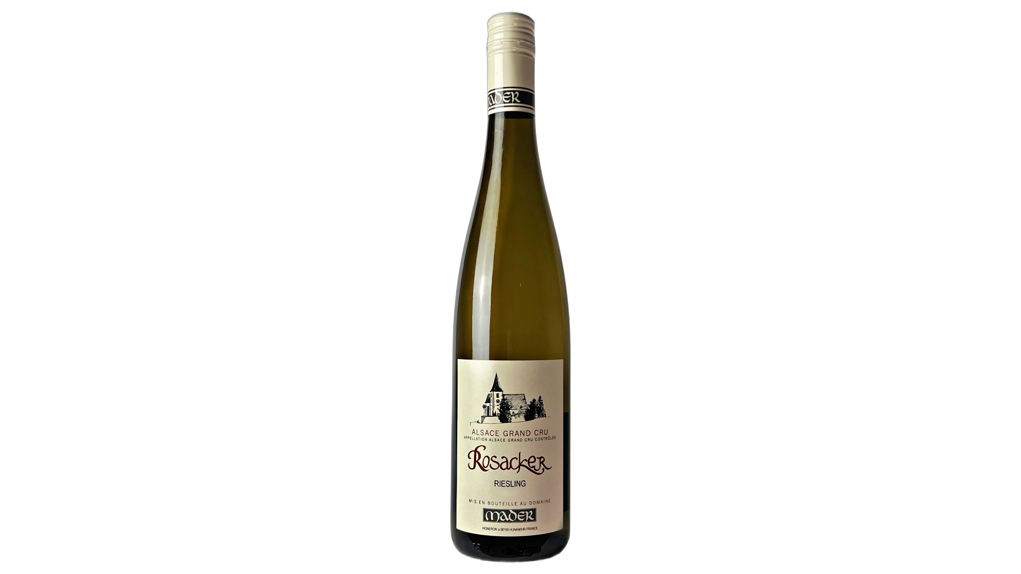 Domaine Jean-Luc Mader Rosacker Riesling Alsace Grand Cru - Sec - wine bottle