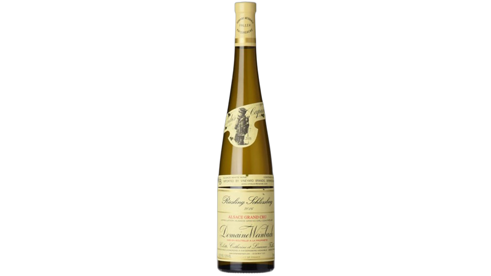 Domaine Weinbach Schlossberg Riesling Alsace Grand Cru wine bottle