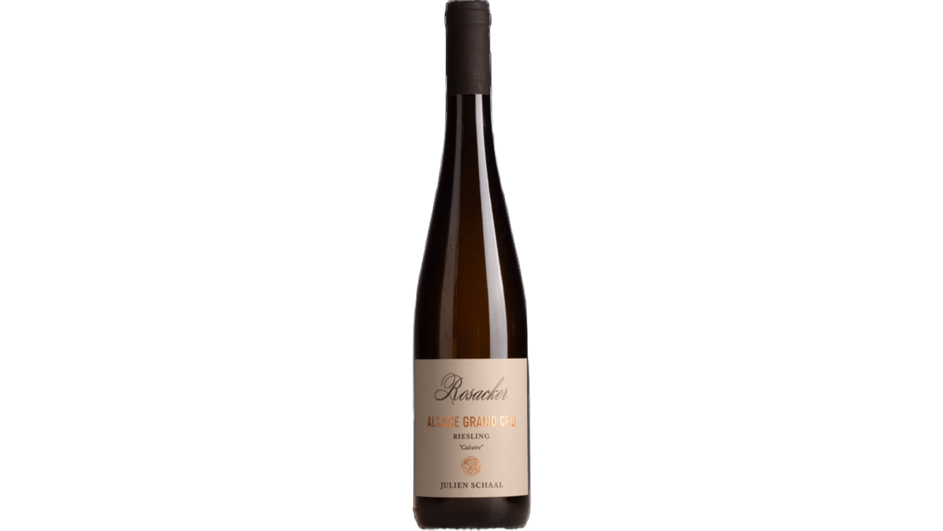 Julien Schaal Grand Cru Rosacker Riesling ''Calcaire'' Alsace Grand Cru wine bottle