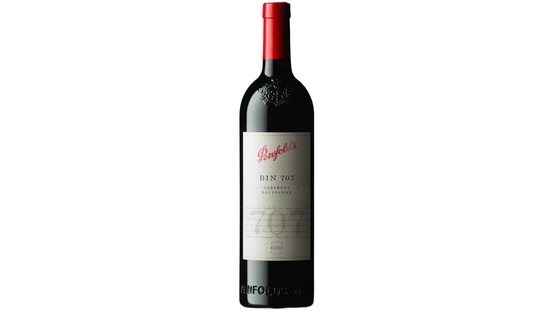 Penfolds Bin 707 Cabernet Sauvignon wine bottle
