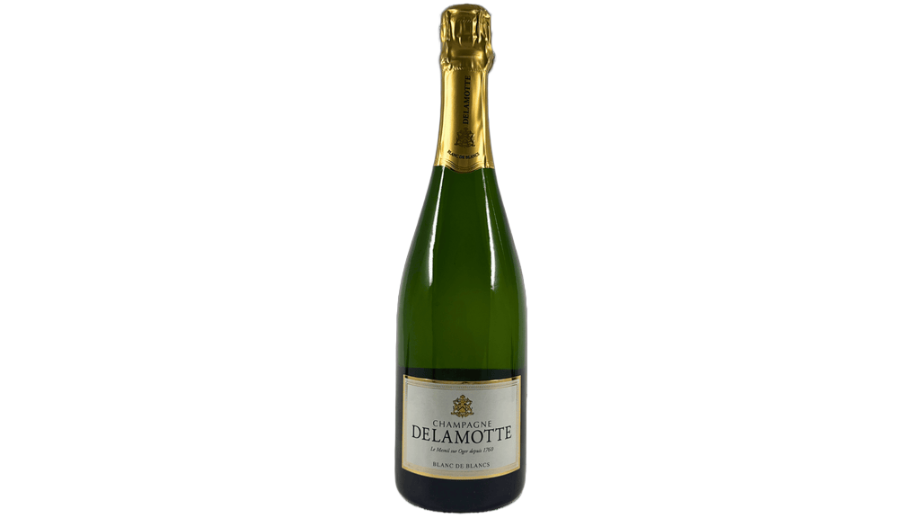 Champagne Delamotte Collection Blanc De Blancs wine bottle