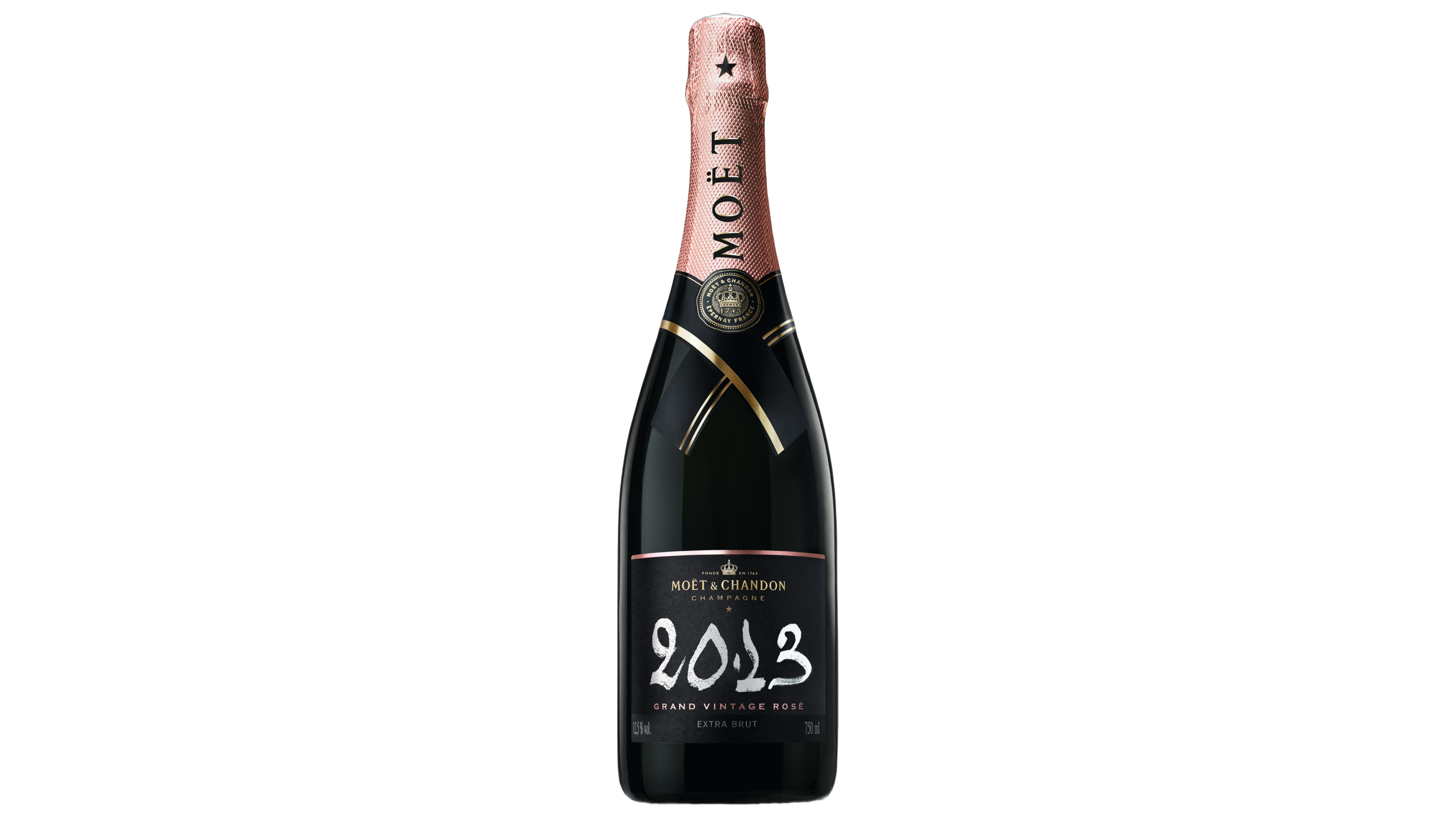 Moët & Chandon Grand Vintage Rose Extra Brut wine bottle