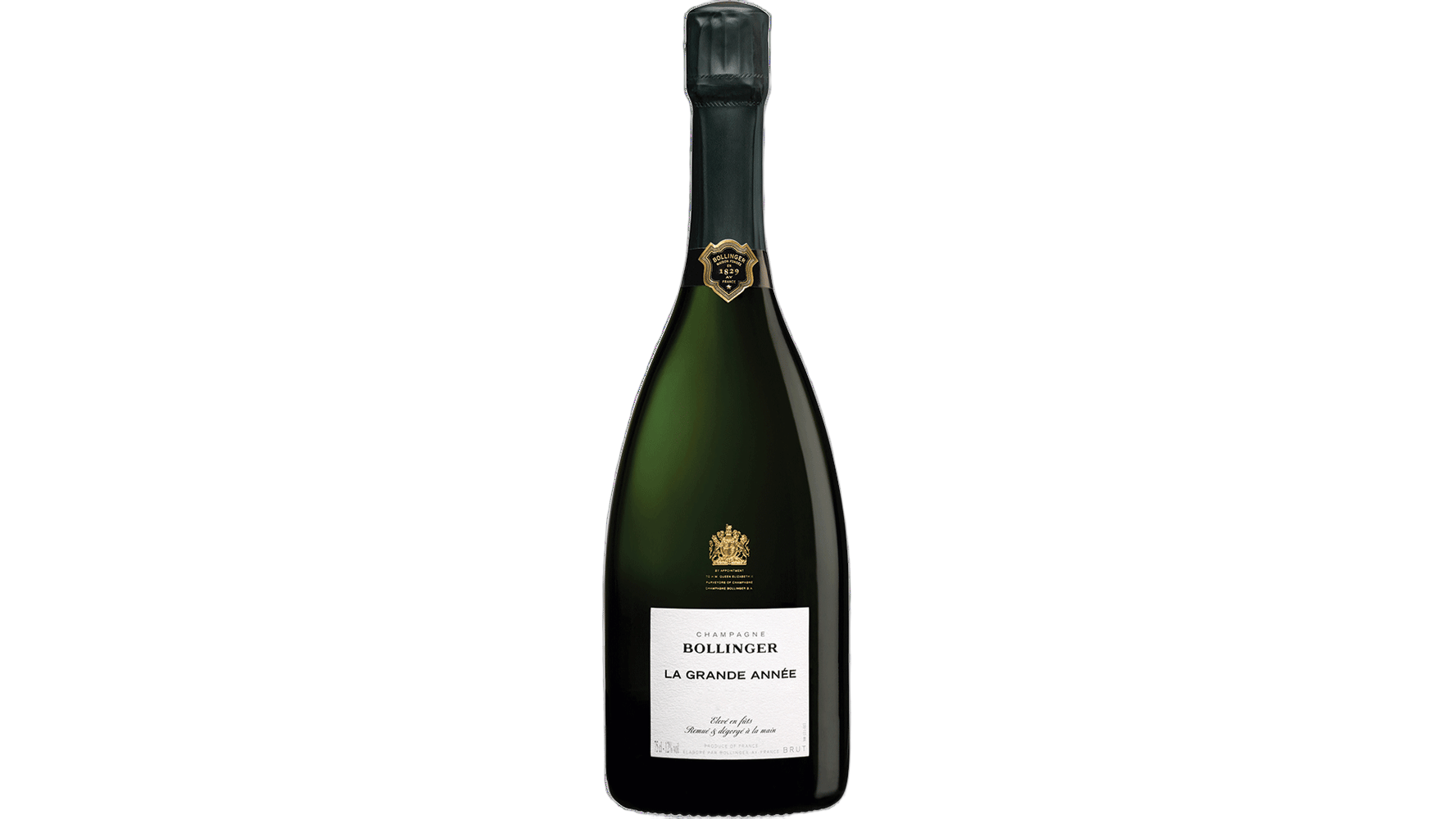 Champagne Bollinger La Grande Annee Brut wine bottle