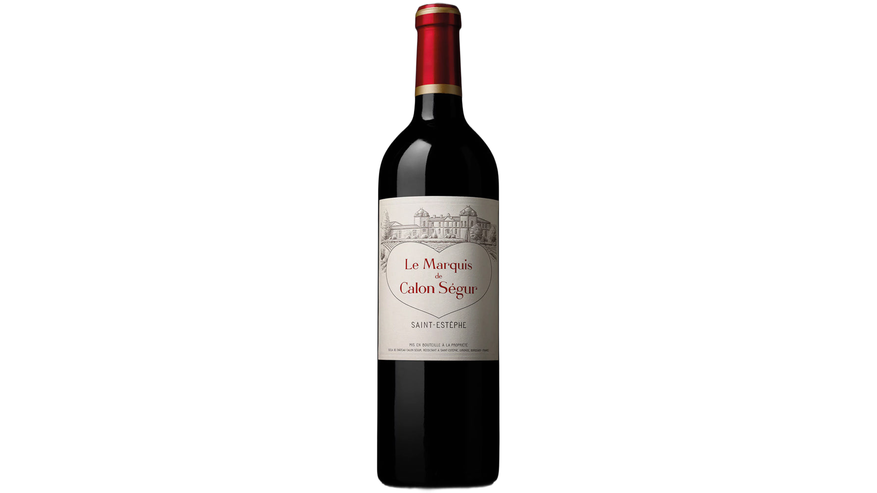 Château Calon-Ségur Calon Segur La Marquis De Calon Segur Saint-Estephe wine bottle