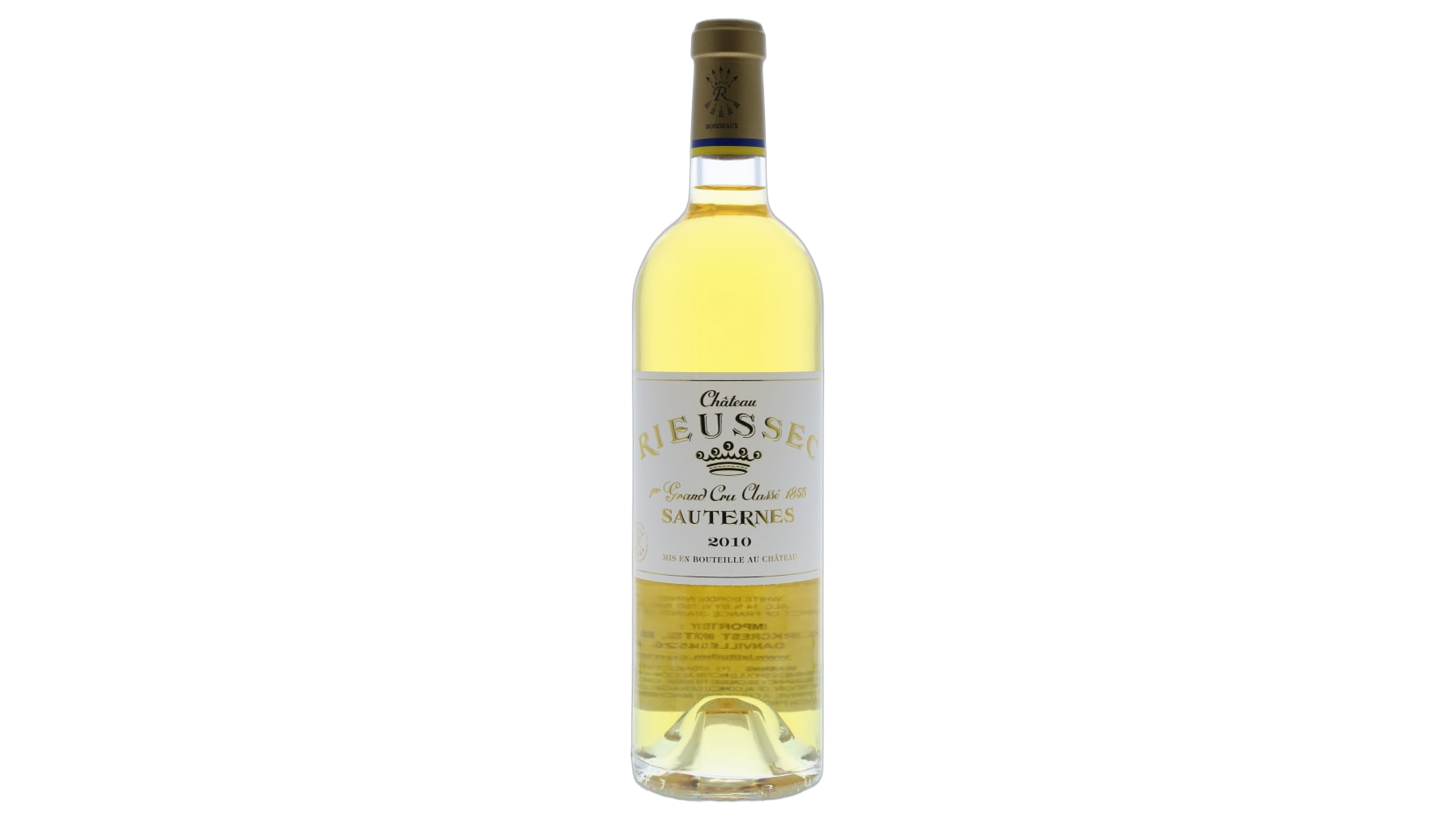 Château Rieussec Rieussec Sauternes wine bottle