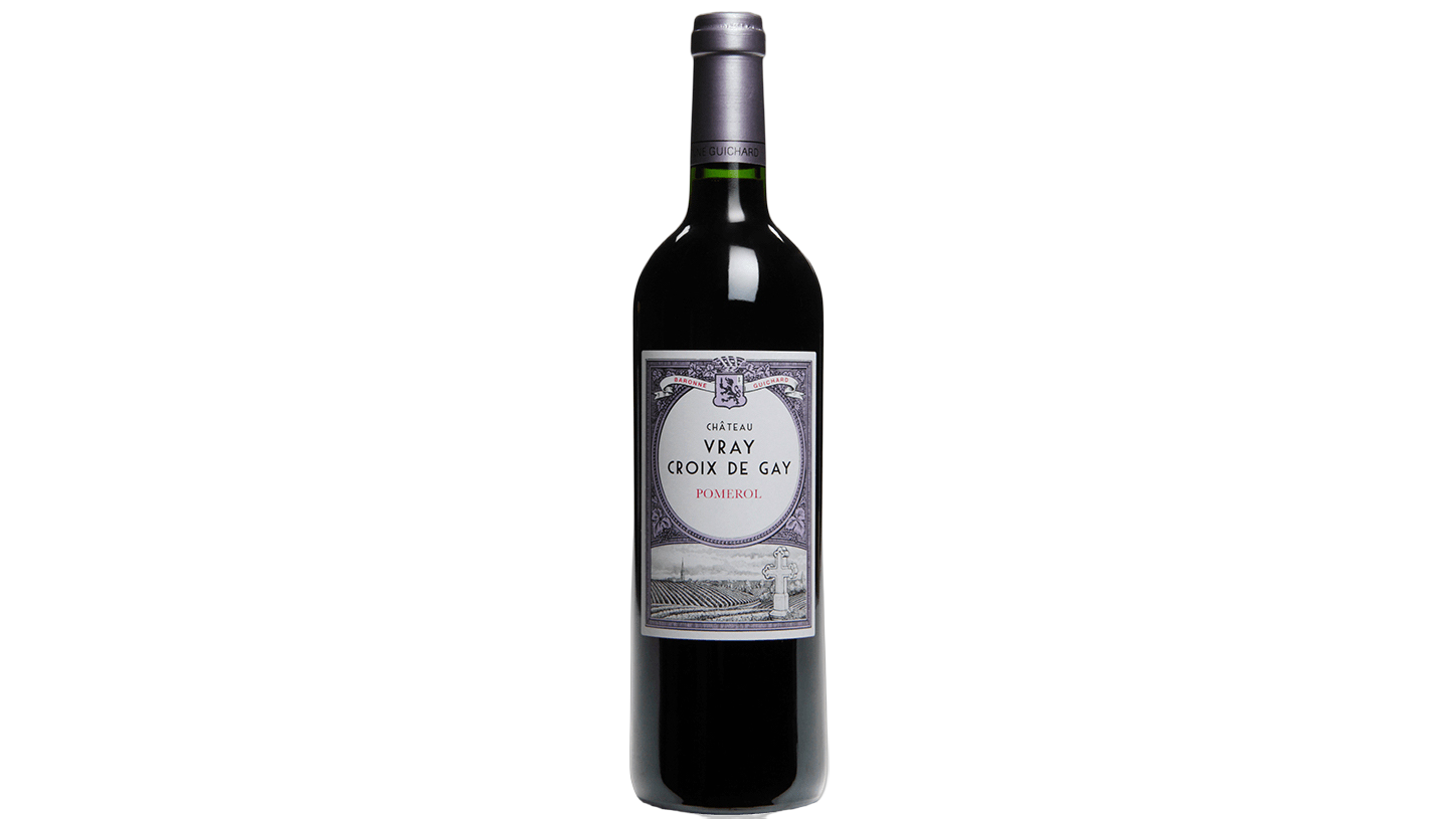 Château Vray Croix De Gay Vray Croix De Gay Pomerol wine bottle