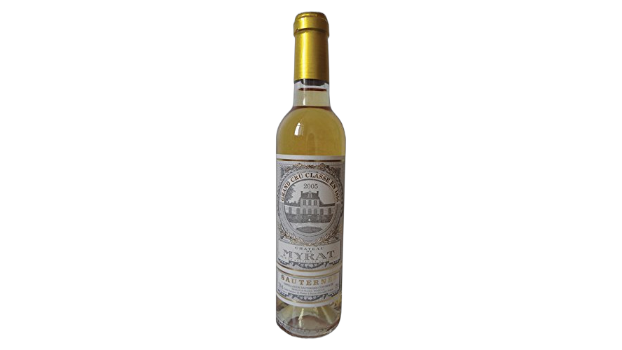 Château De Myrat Myrat Sauternes wine bottle