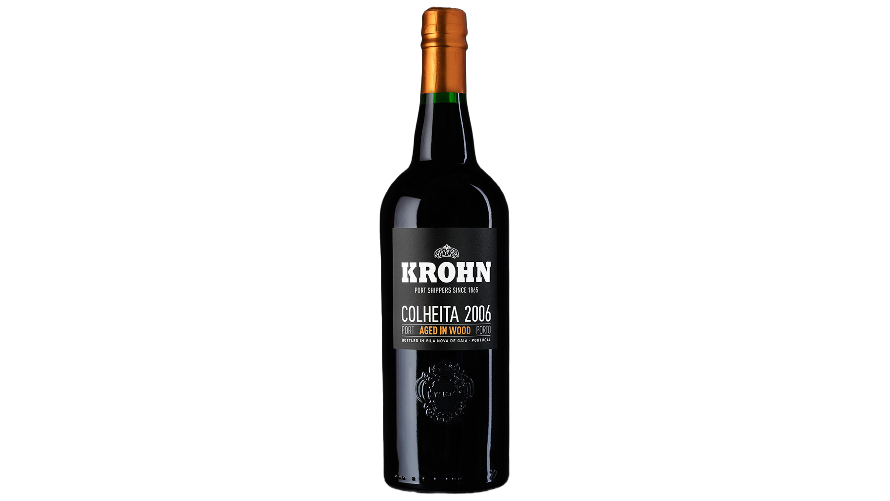 Krohn Colheita wine bottle