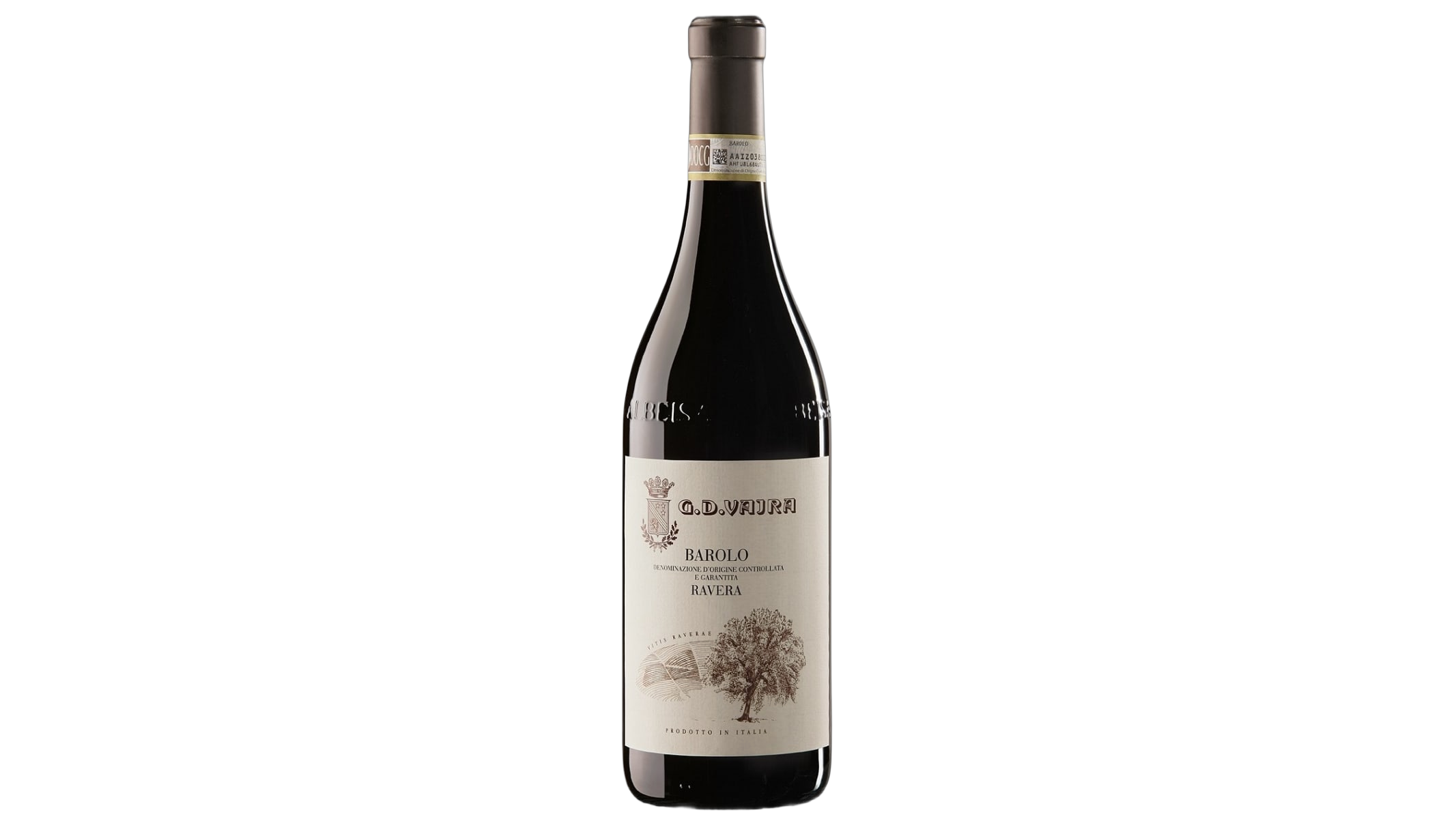G.D Vajra Barolo Ravera, Novello wine bottle