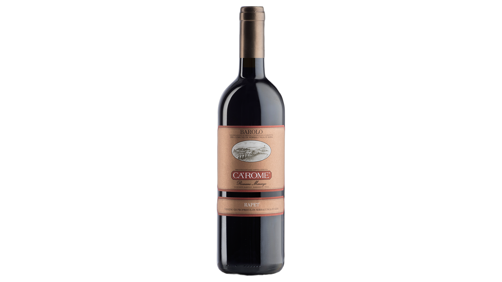 Ca' Rome' Barolo Rapet, Serralunga D'Alba wine bottle